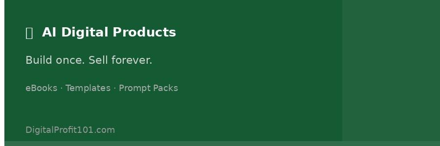 Use AI to create eBooks, templates, and guides that sell on autopilot