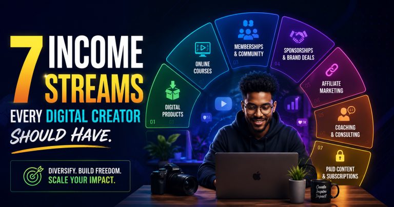 7 Income Stream every digital creator should have