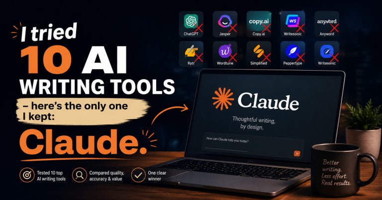 I tried 10 AI writing tools