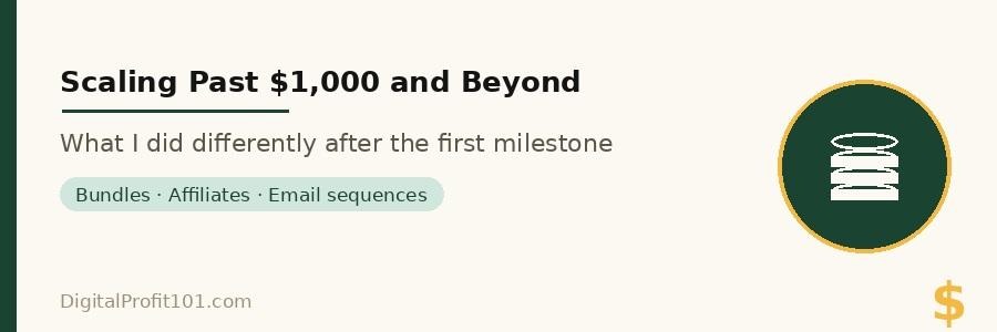 The first $1,000 is the hardest. Every milestone after it comes faster